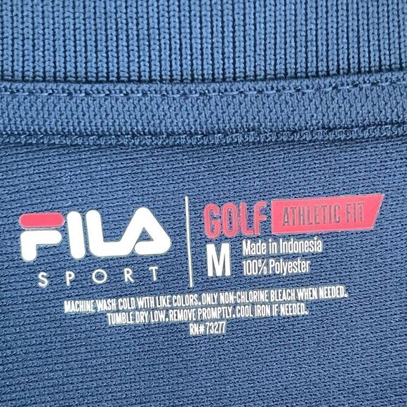Men's FILA Sport Athletic Fit Golf® Classic-Fit Pro Core Performance Polo Medium - Picture 8 of 9